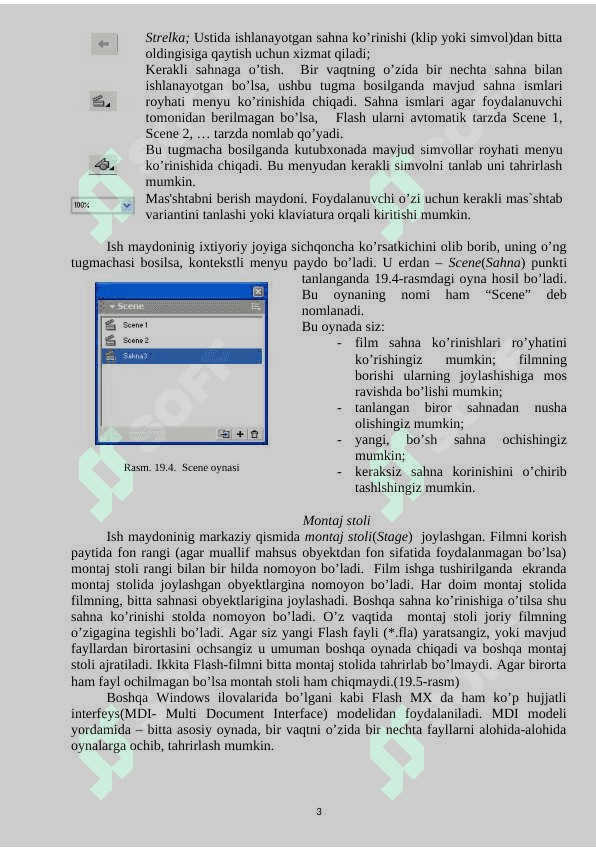 Flash MX da ishlash asoslari. 3