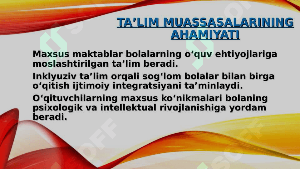Eshitishda nuqsoni bor bolalar uchun taʼlim muassasalari 5