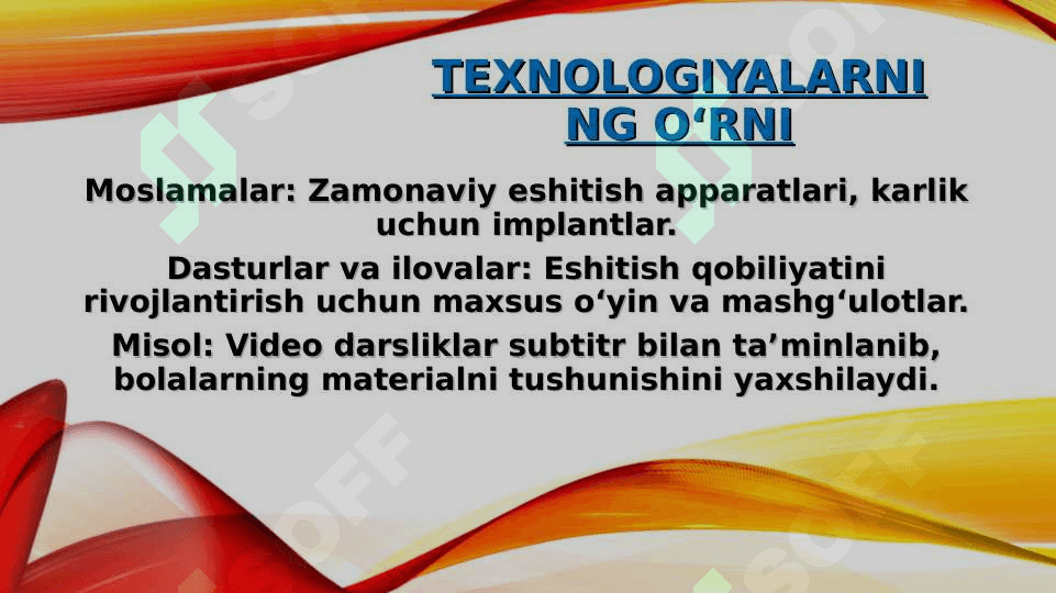 Eshitishda nuqsoni bor bolalar uchun taʼlim muassasalari 8