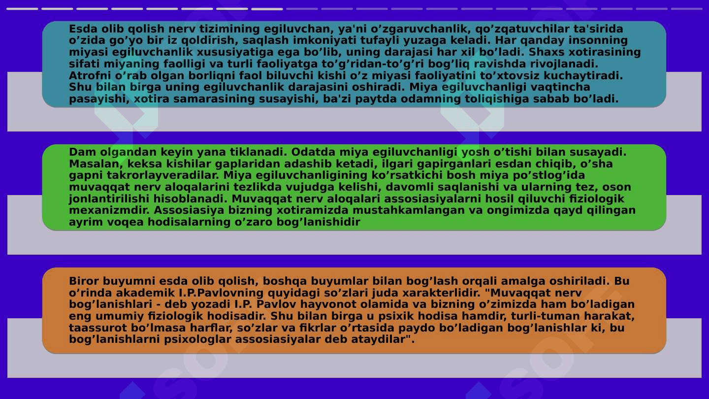 Xotira, xayol  va tafakkur psixologiyasi ready 6