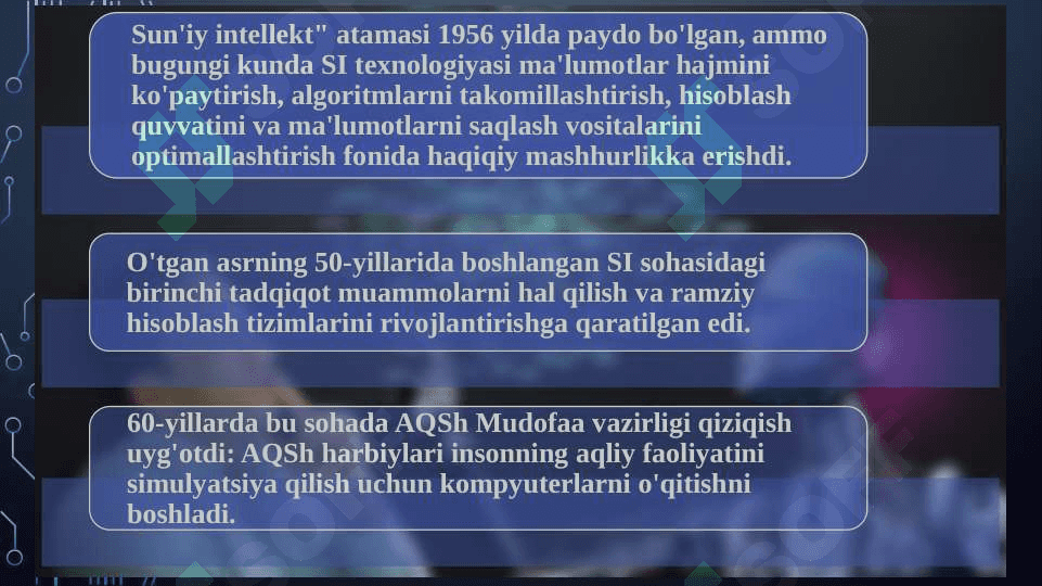 Sun’iy intellekt tizimlari 4