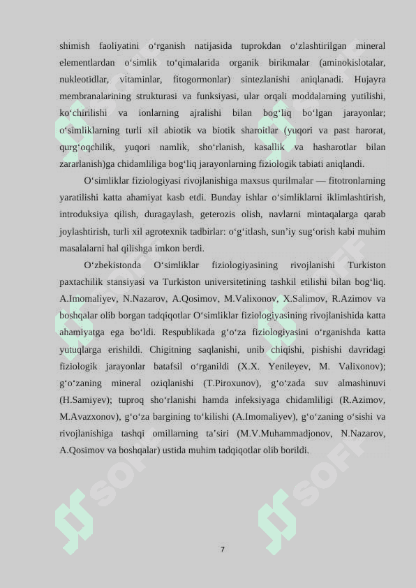 Kelib chiqishi ikkilamchi bo’lgan moddalar 7
