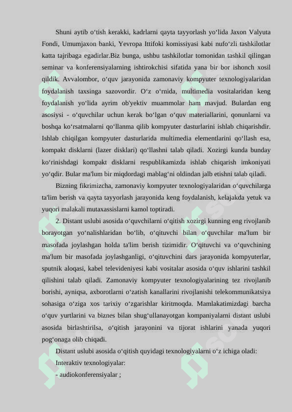 Zamonaviy o‘quv-texnik vositalar 20 list... 4