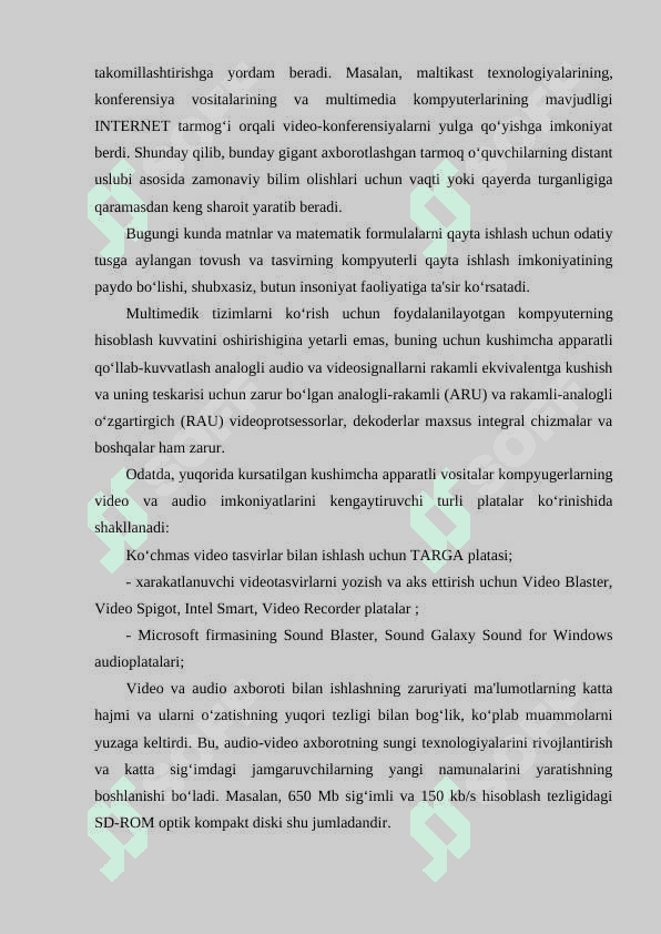 Zamonaviy o‘quv-texnik vositalar 20 list... 7