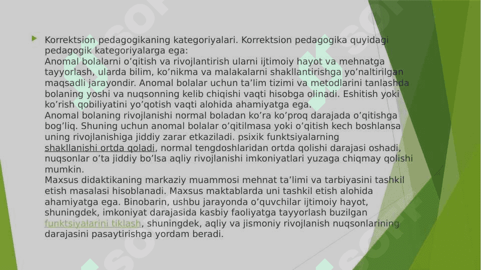 KAREKSION PEDAGOGIKA ASOSLARI PEDAGOGIKA ASOSLARI 3
