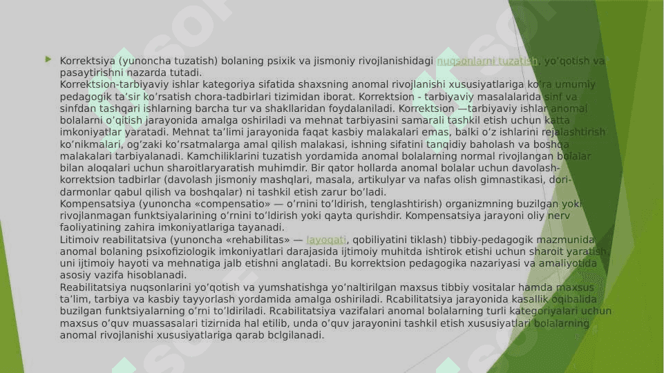 KAREKSION PEDAGOGIKA ASOSLARI PEDAGOGIKA ASOSLARI 4