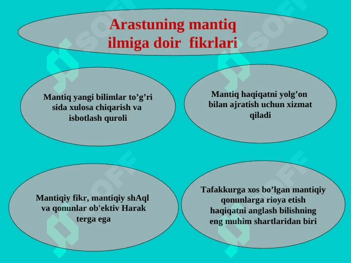 MАNTIQ  BILISH NАZАRIYASINING TАDQIQОT  ОB'ЕKTI 7