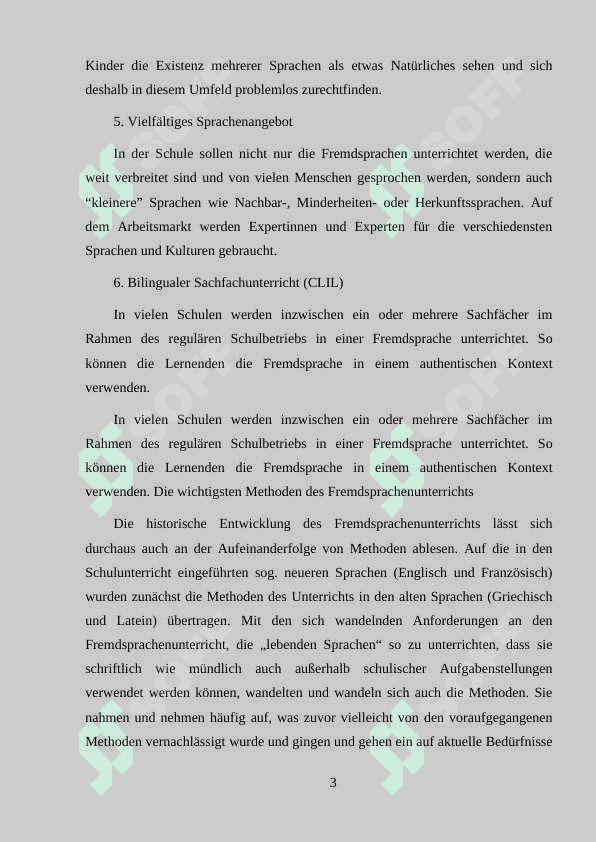 Ziel zum Fremdsprachlernen 3