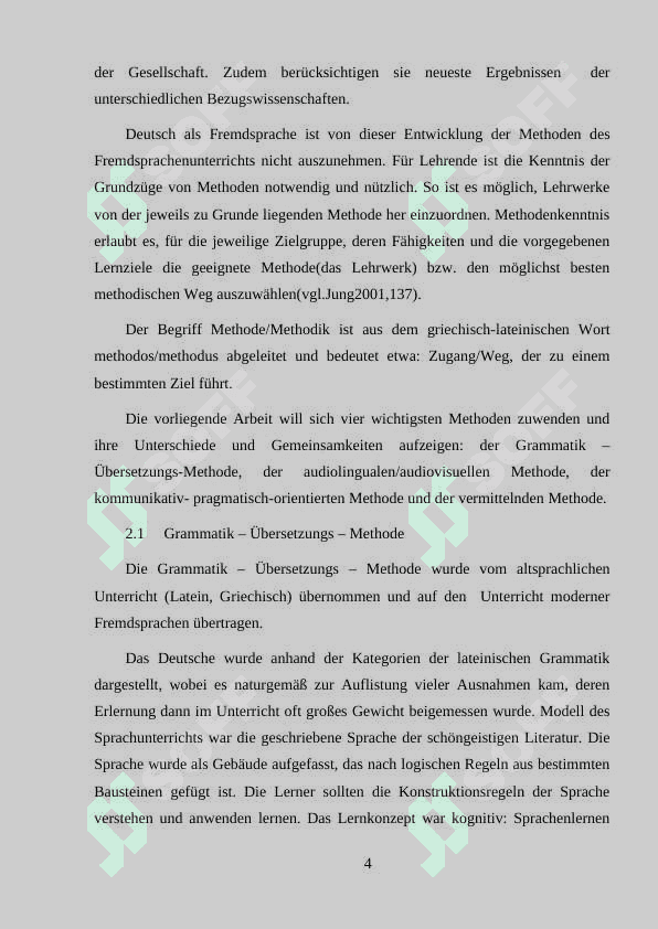 Ziel zum Fremdsprachlernen 4