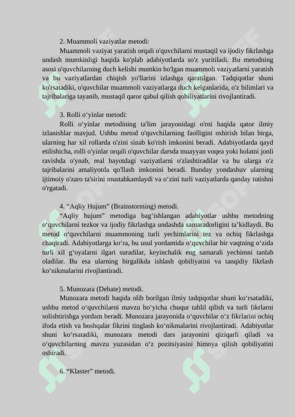 Interfaol metodlar 3