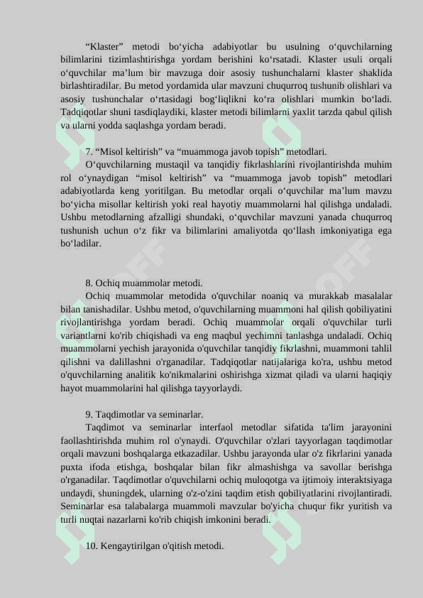 Interfaol metodlar 4