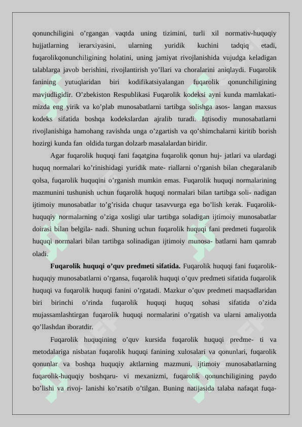 Fuqarolik protsessual huquqiga kirish 25 6