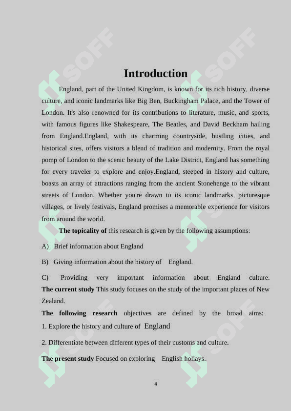 Holiday in England. 2