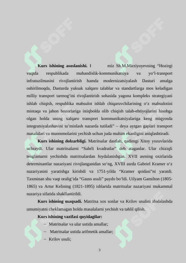 Sonli usullar__Matritsa xos sonni topish usullari. Krilov usuli 3