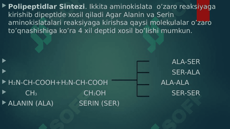 Peptidlar va oqsillar 3
