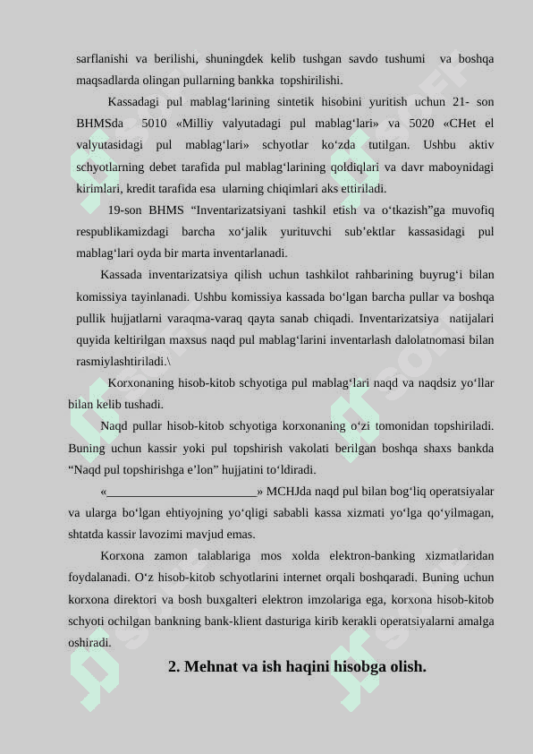 Xususiy korxonalarda olib borilgan amaliyot  hisoboti 5