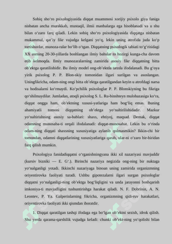 KOGNITIV PSIXOLOGIYADA DIQQAT TADQIQOTLAR. 3