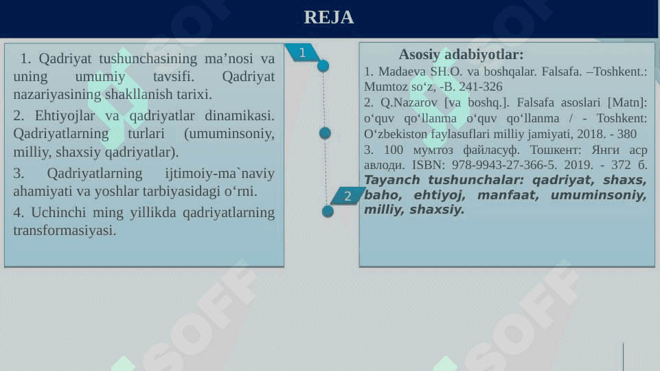 Qadriyatlar falsafasi (aksiologyia) 2