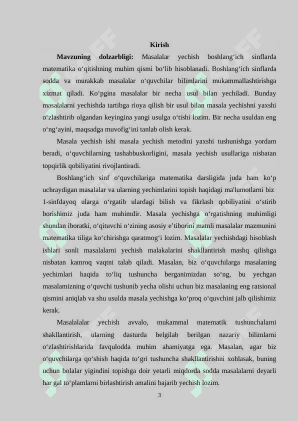 MASALANI YECHISHGA O’GATISHNING ASOSIY BOSQICHLARI 3