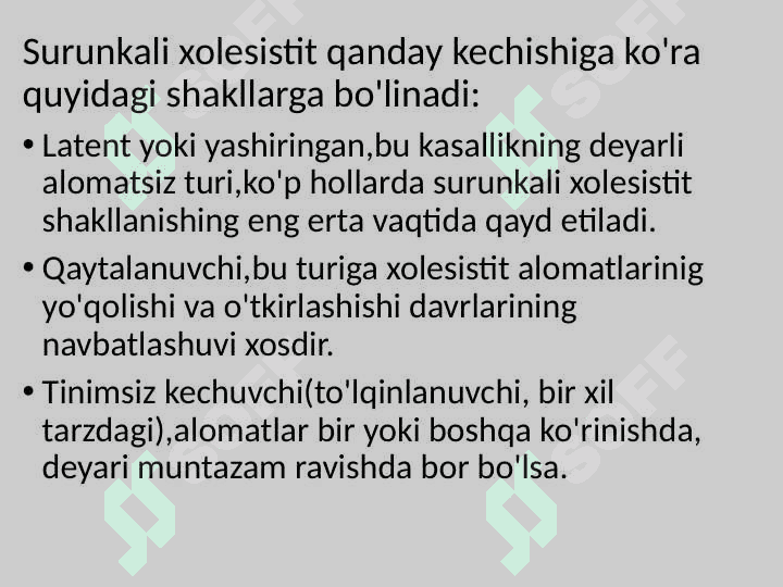 SURUNKALI XOLESISTIT 4
