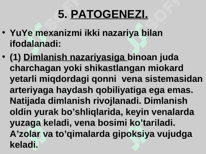 YURAK YETISHMOVCHILIGI 8