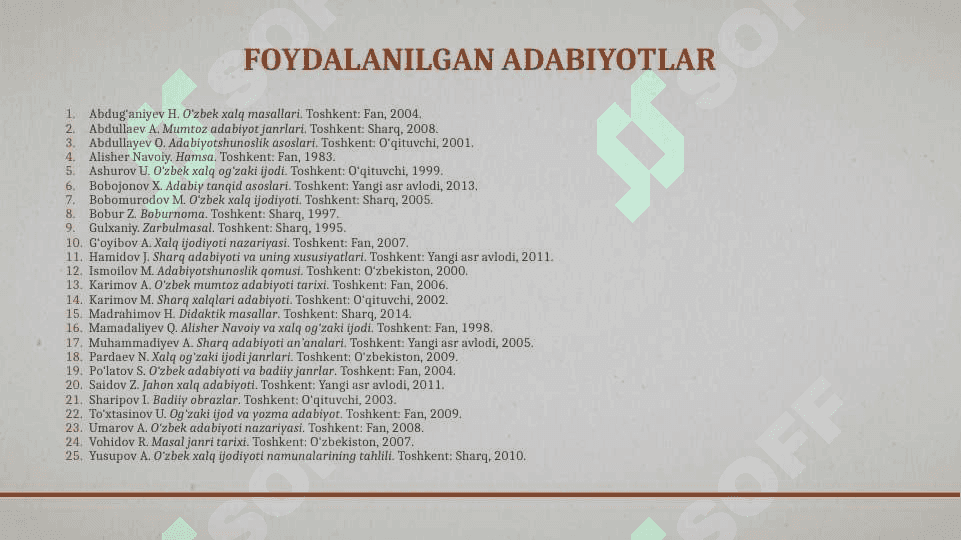 O‘zbek mumtoz adabiyotida masalchilik 3