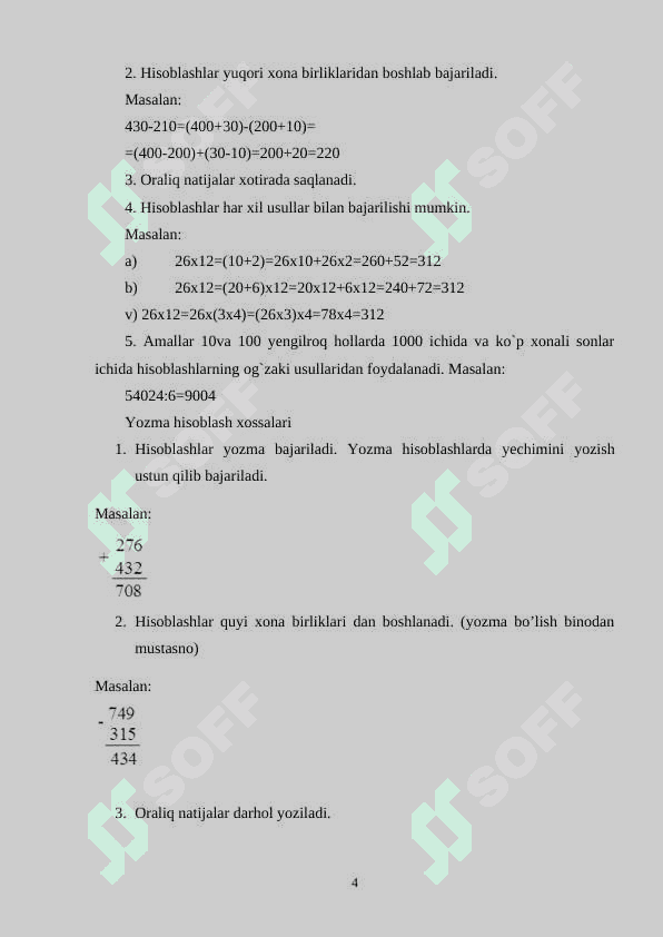2-SINF O'QUVCHILARIDA OG'ZAKI VA YOZMA HISOBLASHNI SHAKLLANTIRISH METODLARI 4