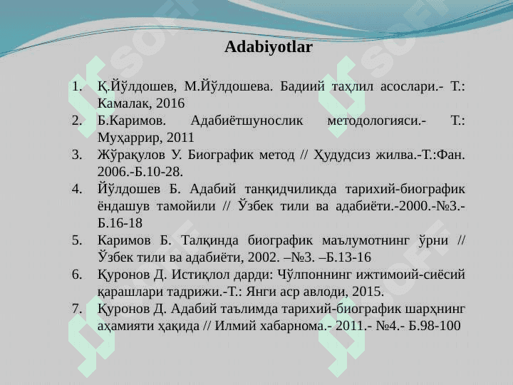 Adabiyotshunoslikda biografik metodning maydonga kelishi 3