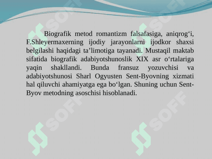 Adabiyotshunoslikda biografik metodning maydonga kelishi 4