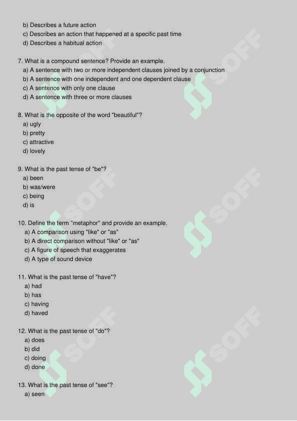 English test 2