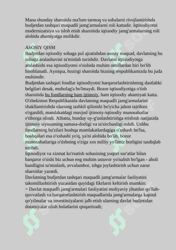 Asosiy fondlarning mohiyati,  ahamiyati, tarkibi va tuzilishi 8