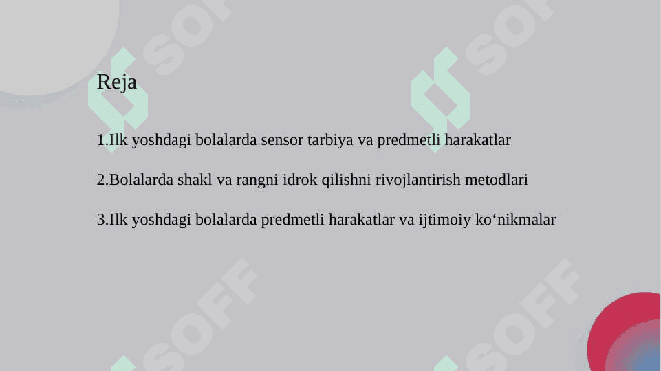 Ilk bolalik davridagi psixik o‘sish 2