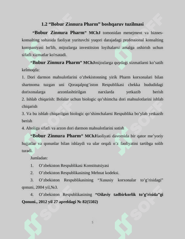 Hisobot amaliyot (Iqtisod) 5