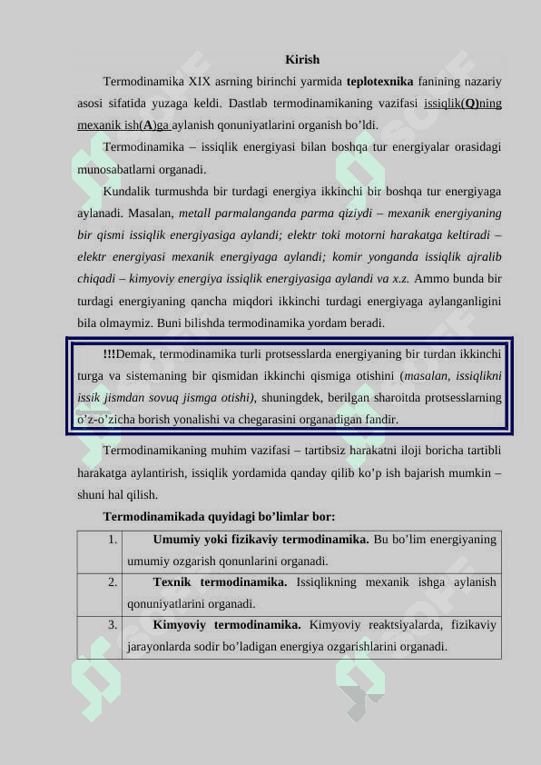 Metallurgik jarayonlarning termodinamikasi 2