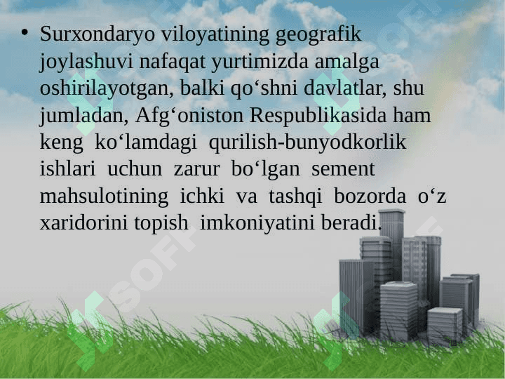 QURILISH  MATERIALLARI  SANOATI 8