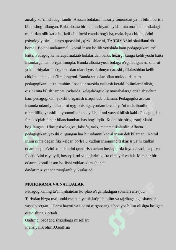 Yunogogikada ijtimoiy pedagogik faoliyat mazmuni 2