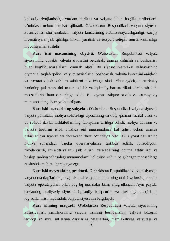 O‘zbekiston Respublikasi valyuta siyosati 3