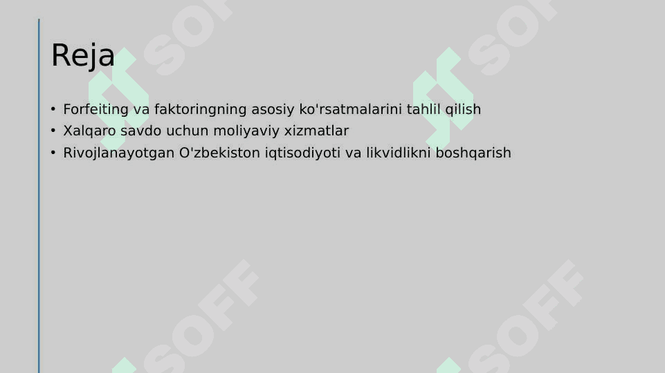 Faktoring va Forfeyting 2