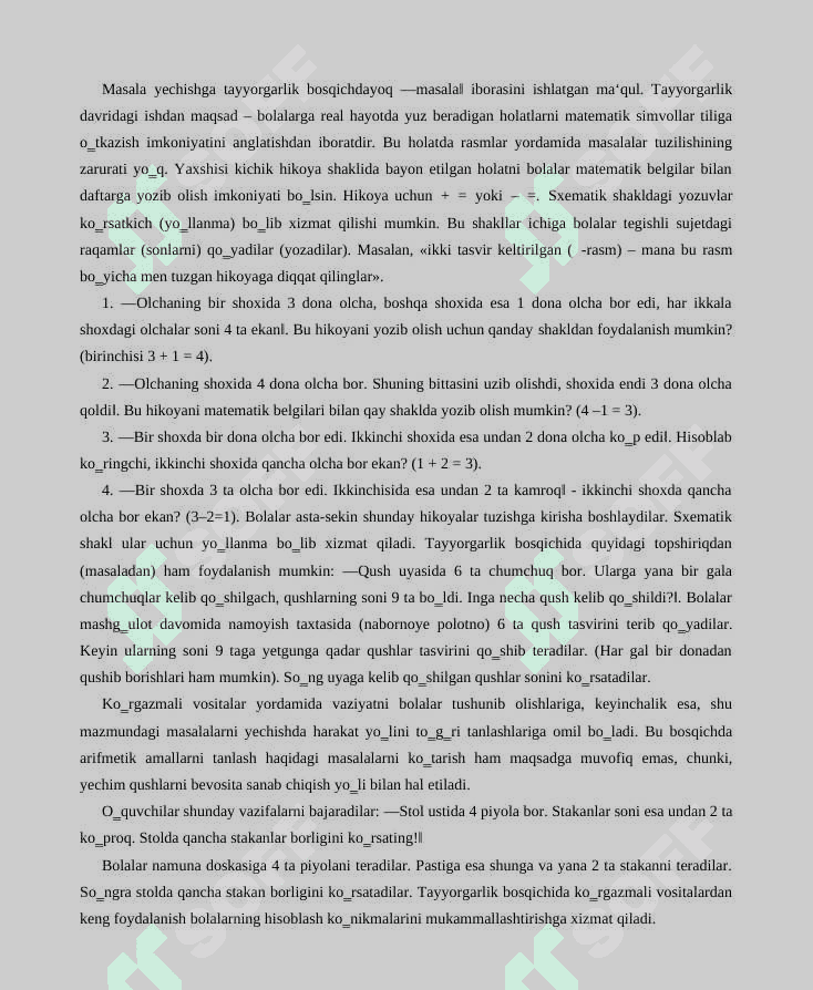 4-sinfda harakatga doir masalalarni yechish uslublari 8