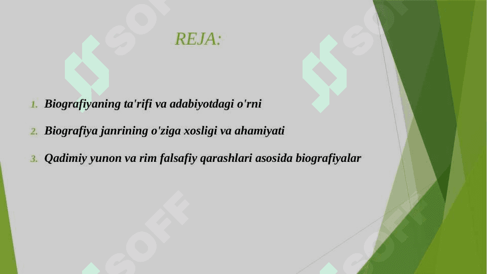 XORIJ ADABIYOTLARIDA BIOGRAFIYANING RIVOJLANISH TARIXI. 2