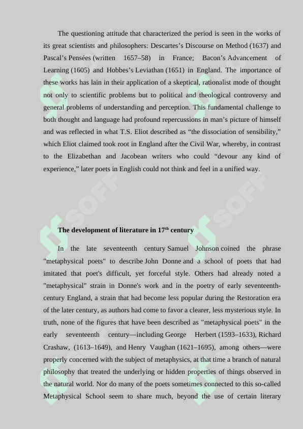 English literature in 17th century 2