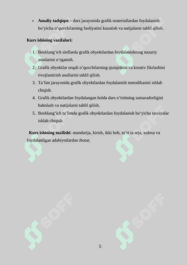 GRAFIK KO‘RINISHDAGI OBYEKTLAR USTIDA ISHLASH. 5