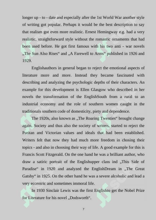 Modern historical novel 6