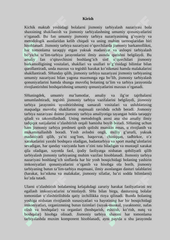 Maktab yoshidagi bolalar jismoniy tarbiyasi 2