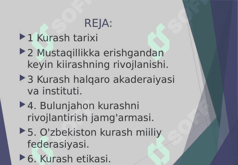 Belbog'li va milliy kurashning rivojlanish tarixi 2