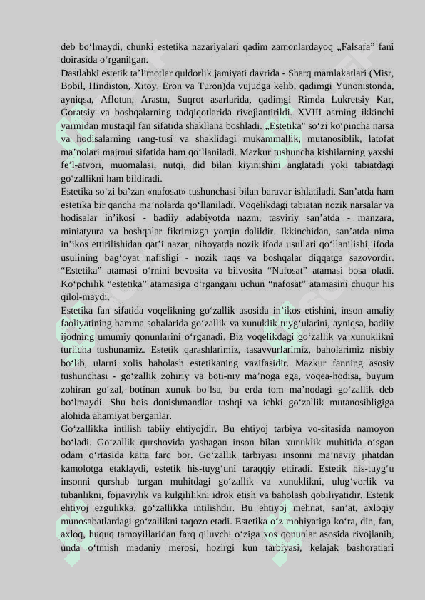 Pedagogik faoliyatda estetika 2