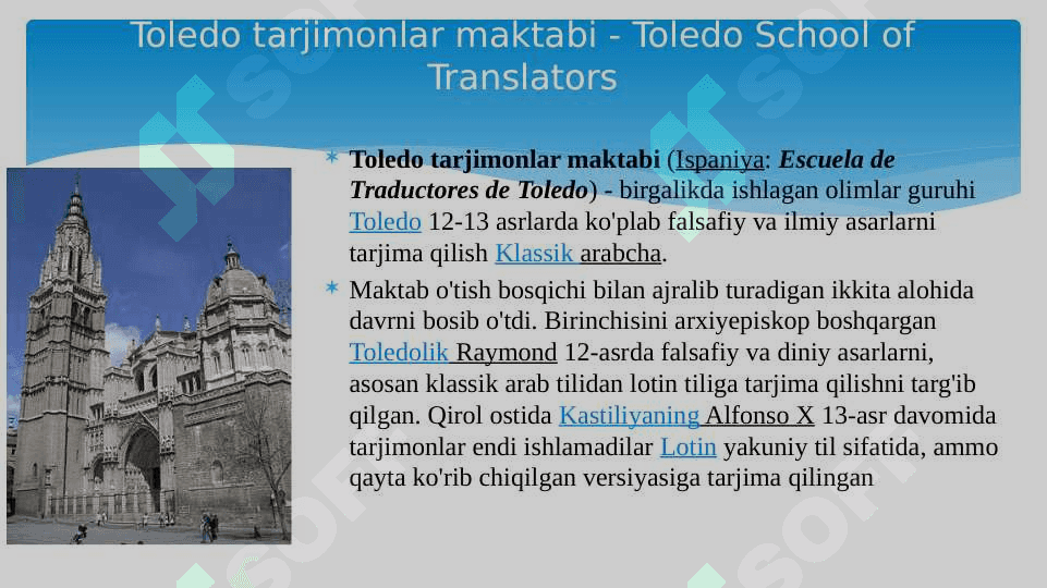 Alfonso X davrida Toledo maktabi 3