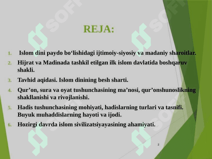 Islom dini (TAQDIMOT) 2