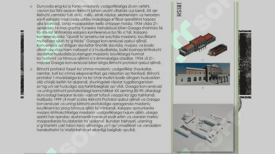 Tarixiy obidalarning 3D modellashtirishning  ahamiyati 3
