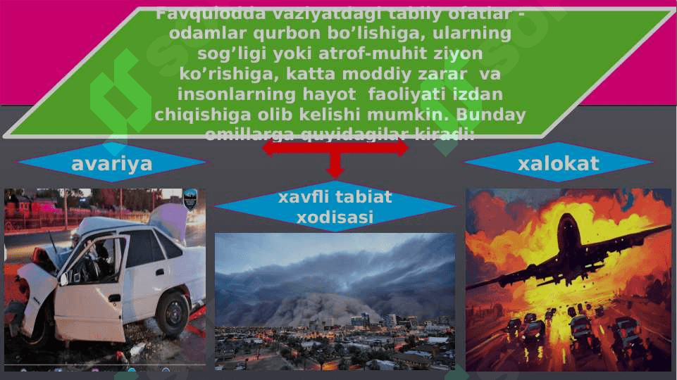 Tabiiy ofatlar va ularning oqibatlari 4